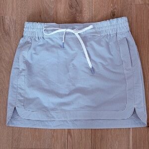 Vineyard Vines Blue and White Striped Mini Skirt